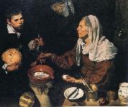 Diego Velazquez Old Woman Cooking Eggs Sweden oil painting artist